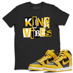 Dunk High Pollen shirts to match jordans King Vibes sneaker match tees Dunk High Pollen match shoes to clothes SNRT Sneaker Tees unisex cotton Black 1 shirts