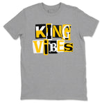 Dunk High Pollen shirts to match jordans King Vibes sneaker match tees Dunk High Pollen match shoes to clothes SNRT Sneaker Tees unisex cotton Heather Grey 2 shirts