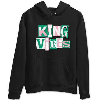 Dunk Low Medium Soft Pink Malachite shirt to match jordans King Vibes sneaker tees Dunks Medium Soft Pink Malachite Streetwear Brand SNRT Sneaker Release Tees unisex cotton Black 2 crew neck shirt