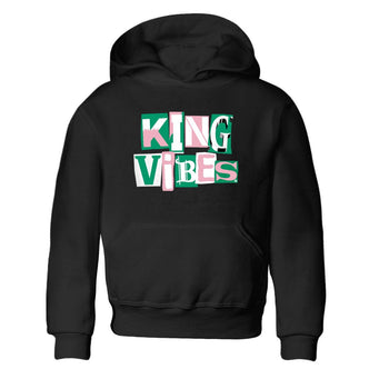 Dunk Low Medium Soft Pink Malachite shirt to match jordans King Vibes sneaker tees Dunks Medium Soft Pink Malachite Streetwear Brand SNRT Sneaker Release Tees baby toddler Black 2 cotton Shirt
