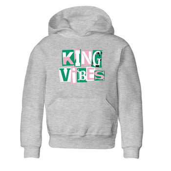 Dunk Low Medium Soft Pink Malachite shirt to match jordans King Vibes sneaker tees Dunks Medium Soft Pink Malachite Streetwear Brand SNRT Sneaker Release Tees baby toddler Heather Grey 2 cotton Shirt