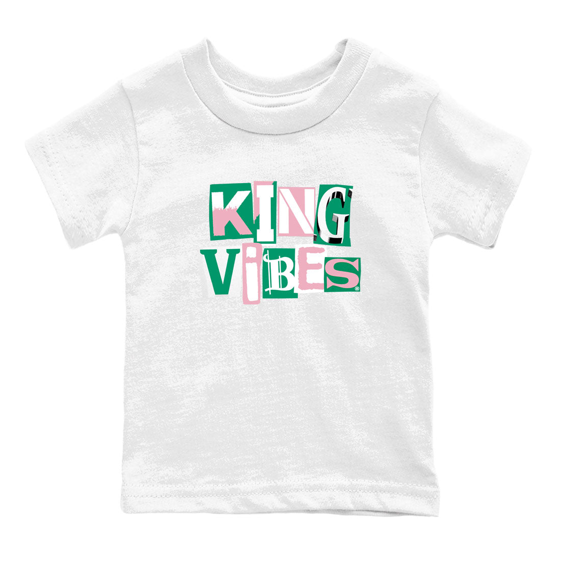 Dunk Low Medium Soft Pink Malachite shirt to match jordans King Vibes sneaker tees Dunks Medium Soft Pink Malachite Streetwear Brand SNRT Sneaker Release Tees baby toddler White 2 cotton Shirt