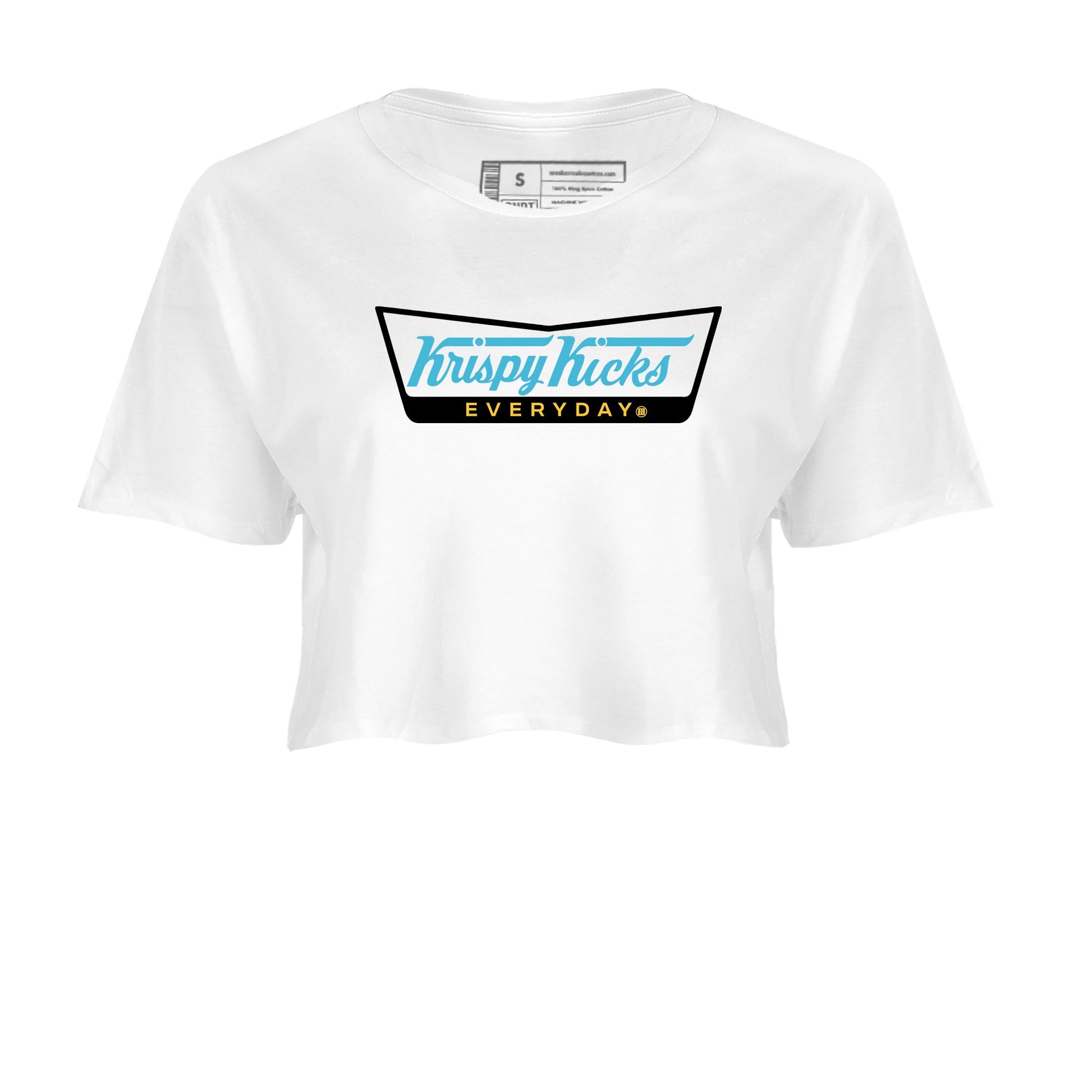 Sneaker match tees – Sneaker Tees To Match Air Jordan 11 Gamma Shoes – Kripsy Kicks Crop T-Shirt White 2