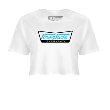 Sneaker match tees – Sneaker Tees To Match Air Jordan 11 Gamma Shoes – Kripsy Kicks Crop T-Shirt White 2