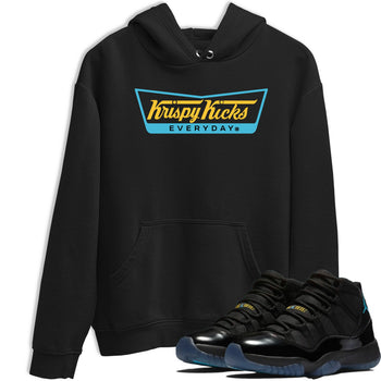 Sneaker match tees – Sneaker Tees To Match Air Jordan 11 Gamma Shoes – Kripsy Kicks Tee Black 1