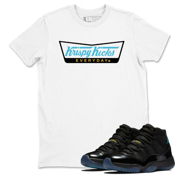 Sneaker match tees – Sneaker Tees To Match Air Jordan 11 Gamma Shoes – Kripsy Kicks Tee White 1
