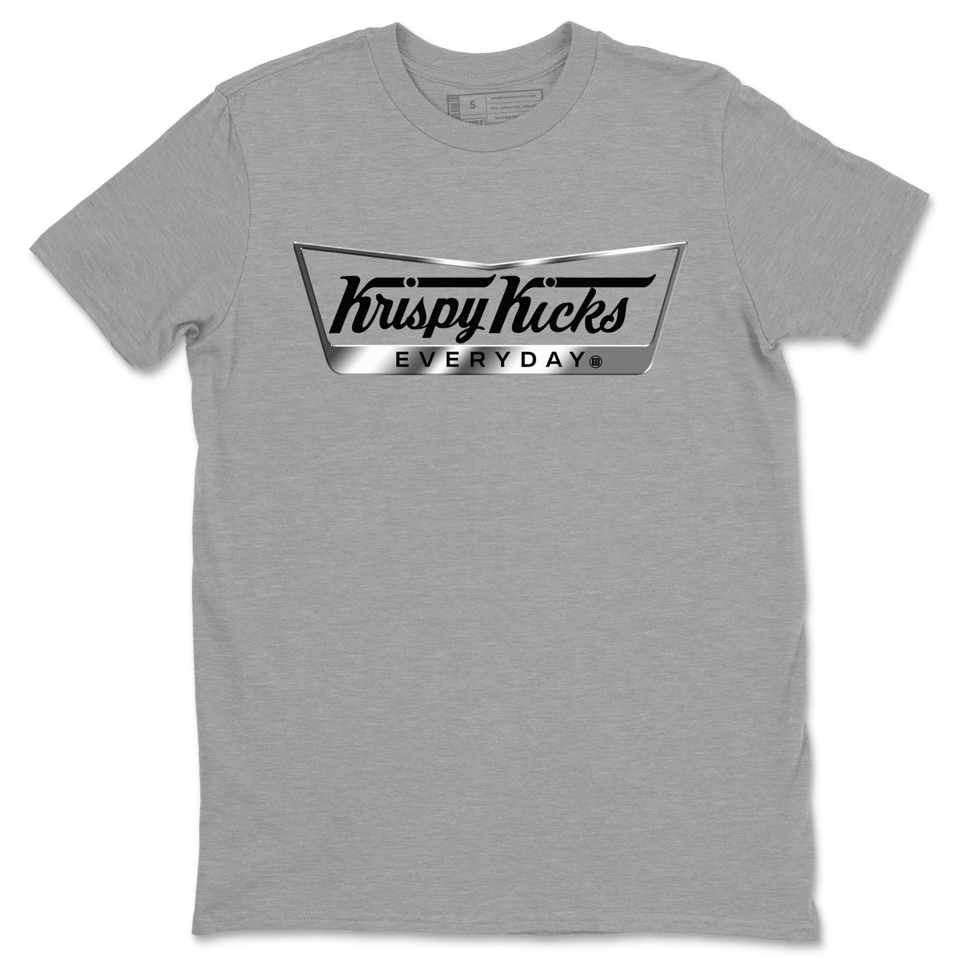 Adidas AE 1 Silver Metallic shirts to match jordans Krispy Kicks sneaker match tees AE 1 Silver Metallic match shoes to clothes SNRT Sneaker Tees unisex cotton Heather Grey 2 shirts