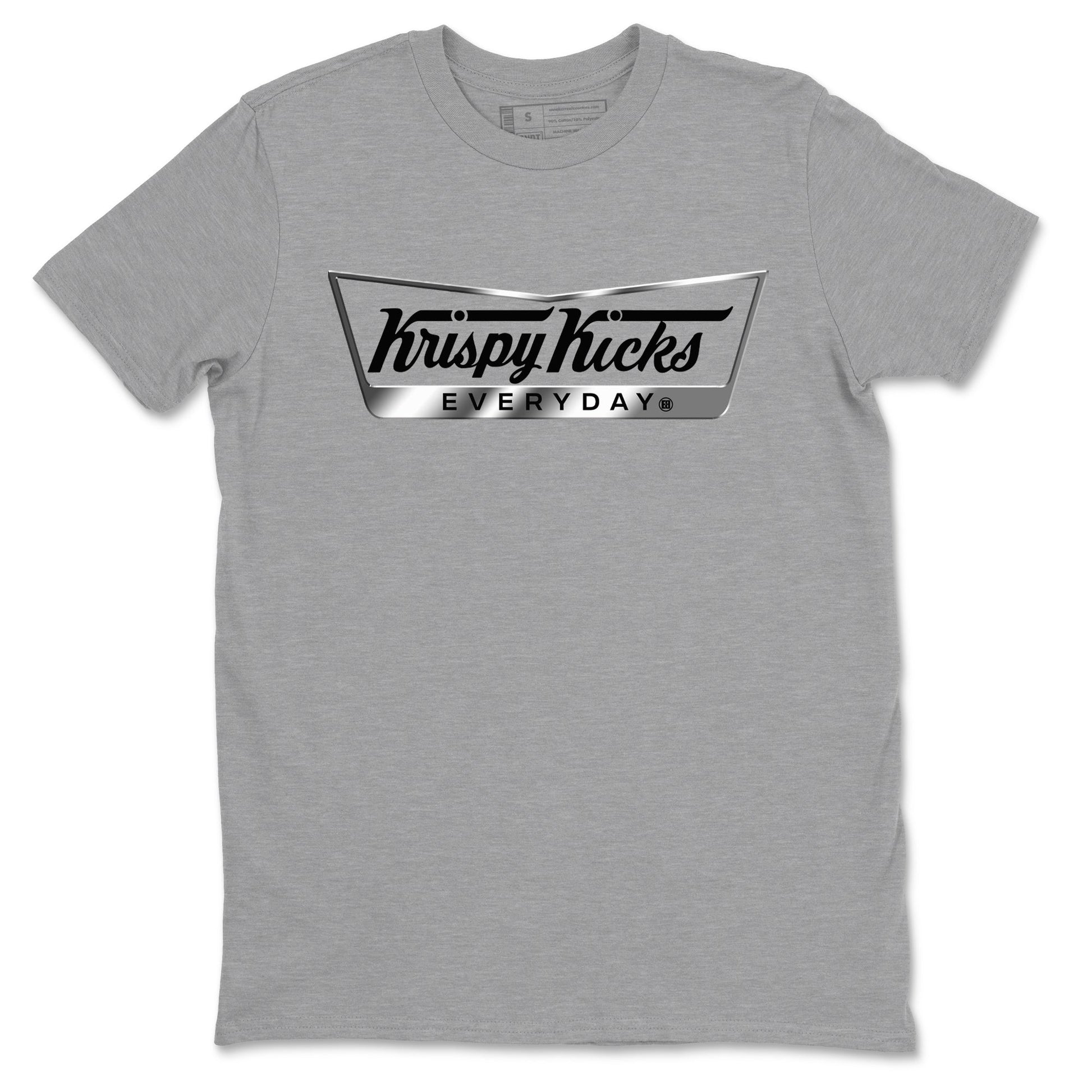 Adidas AE 1 Silver Metallic shirts to match jordans Krispy Kicks sneaker match tees AE 1 Silver Metallic match shoes to clothes SNRT Sneaker Tees unisex cotton Heather Grey 2 shirts