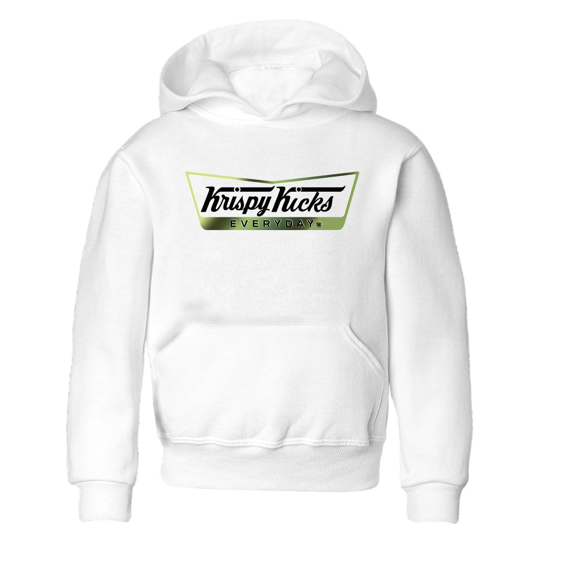 Best Christmas gifts for sneakerheads - Sneaker Tees To Match Air Foamposite One Pine Green Sneakers – Krispy Kicks Kids T-Shirt White 2