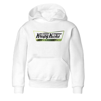 Best Christmas gifts for sneakerheads - Sneaker Tees To Match Air Foamposite One Pine Green Sneakers – Krispy Kicks Kids T-Shirt White 2