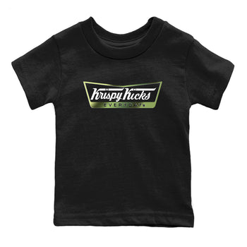 Best Christmas gifts for sneakerheads - Sneaker Tees To Match Air Foamposite One Pine Green Sneakers – Krispy Kicks Kids T-Shirt Black 2