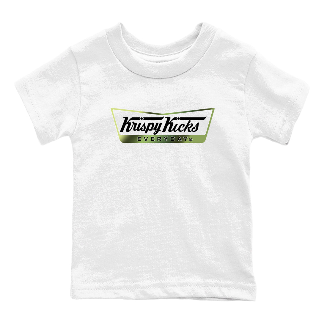 Best Christmas gifts for sneakerheads - Sneaker Tees To Match Air Foamposite One Pine Green Sneakers – Krispy Kicks Kids T-Shirt White 2