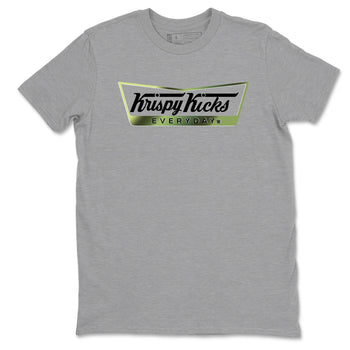Best Christmas gifts for sneakerheads - Sneaker Tees To Match Air Foamposite One Pine Green Sneakers – Krispy Kicks Tee Heather Grey 2