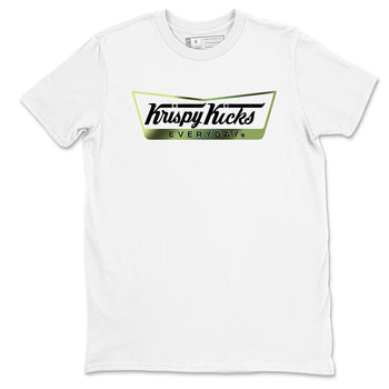 Best Christmas gifts for sneakerheads - Sneaker Tees To Match Air Foamposite One Pine Green Sneakers – Krispy Kicks Tee White 2