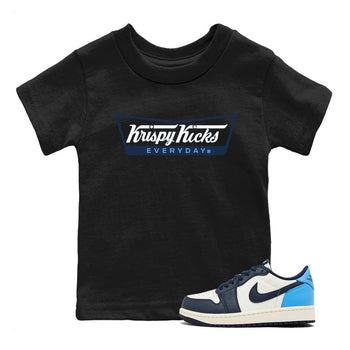1s Obsidian shirts to match jordans krispy Kicks shirts to match Jordans AJ1 Retro Low OG Obsidian match shoes to clothes SNRT Sneaker Tees Youth Baby Black 1 tee