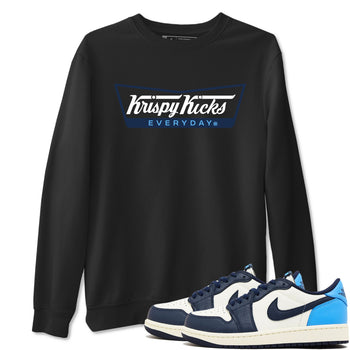 1s Obsidian shirts to match jordans krispy Kicks shirts to match Jordans AJ1 Retro Low OG Obsidian match shoes to clothes SNRT Sneaker Tees unisex cotton Black 1 shirts