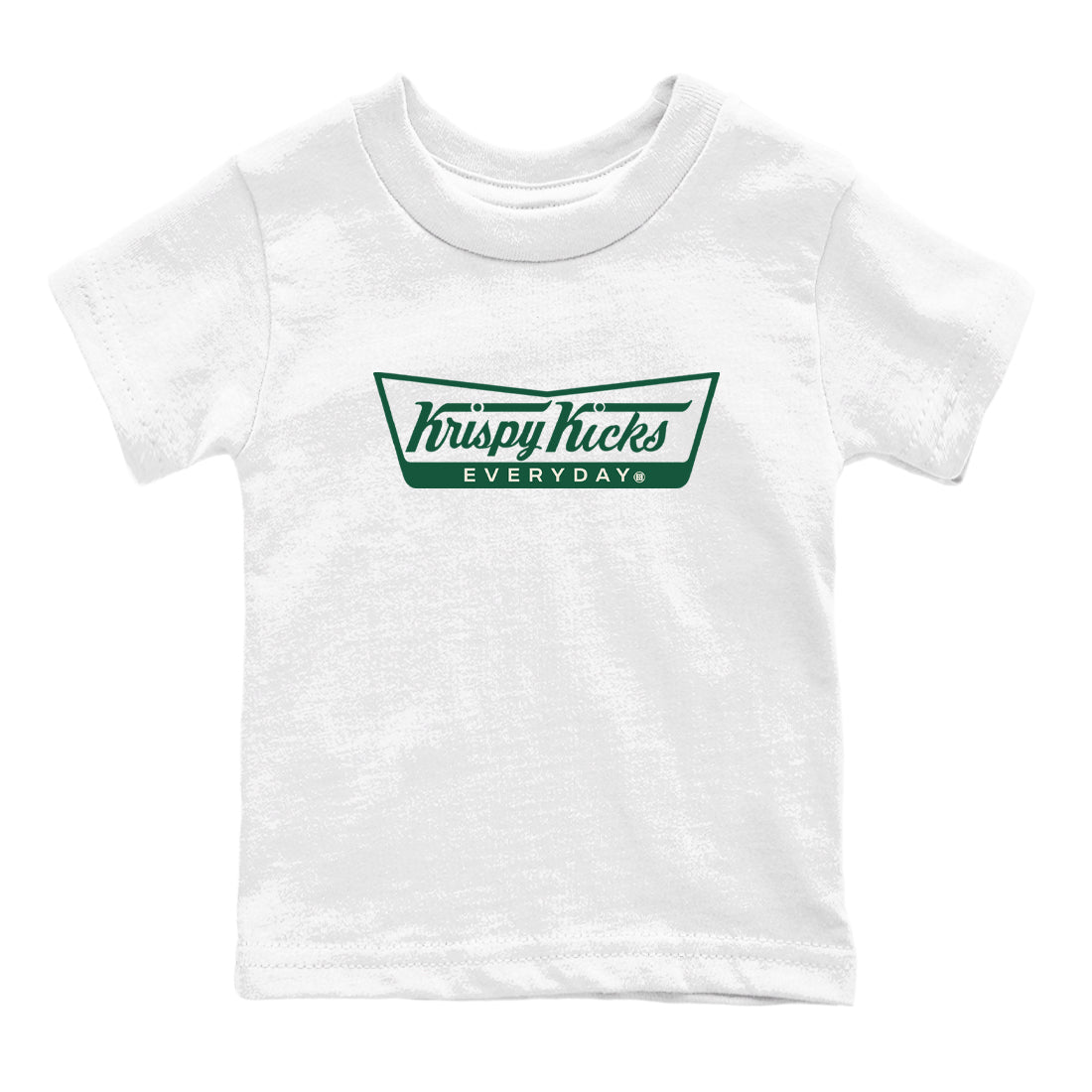 Sneaker Threads – Sneaker Tees To Match Air Jordan 1 Pro Green – Krispy Kicks Youth Graphic Tee White 2. Perfect for Jordan releases 2025 colorways.