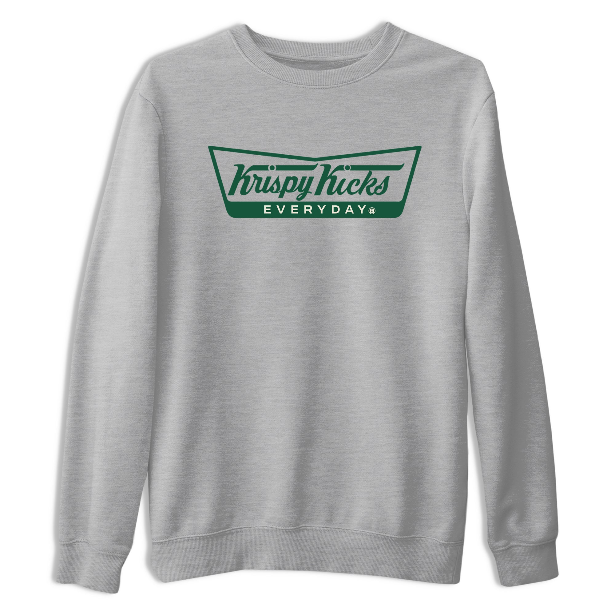 Sneaker Threads – Sneaker Tees To Match Air Jordan 1 Pro Green – Krispy Kicks Graphic Tee Heather Grey 2. Perfect for Jordan releases 2025 colorways.