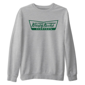 Sneaker Threads – Sneaker Tees To Match Air Jordan 1 Pro Green – Krispy Kicks Graphic Tee Heather Grey 2. Perfect for Jordan releases 2025 colorways.