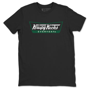 Sneaker Threads – Sneaker Tees To Match Air Jordan 1 Pro Green – Krispy Kicks Graphic Tee Black 2. Perfect for Jordan releases 2025 colorways.