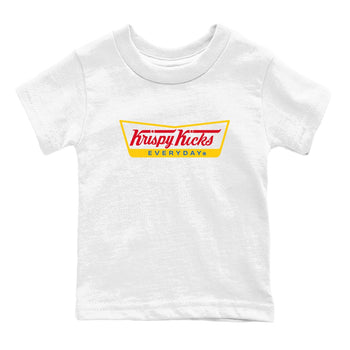 Air Jordan 1 Low x Travis Scott x Canary shirts to match jordans Krispy Kicks sneaker match tees Travis Scott Canary SNRT Sneaker Release Tees Youth Baby White 2 crew neck shirts
