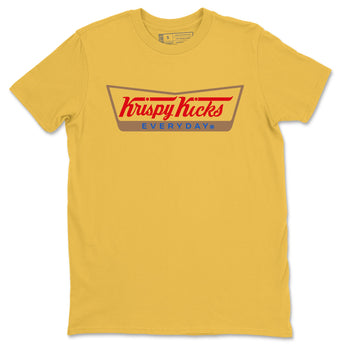 Air Jordan 1 Low x Travis Scott x Canary shirts to match jordans Krispy Kicks sneaker match tees Travis Scott Canary SNRT Sneaker Release Tees unisex cotton Daisy 2 crew neck shirts