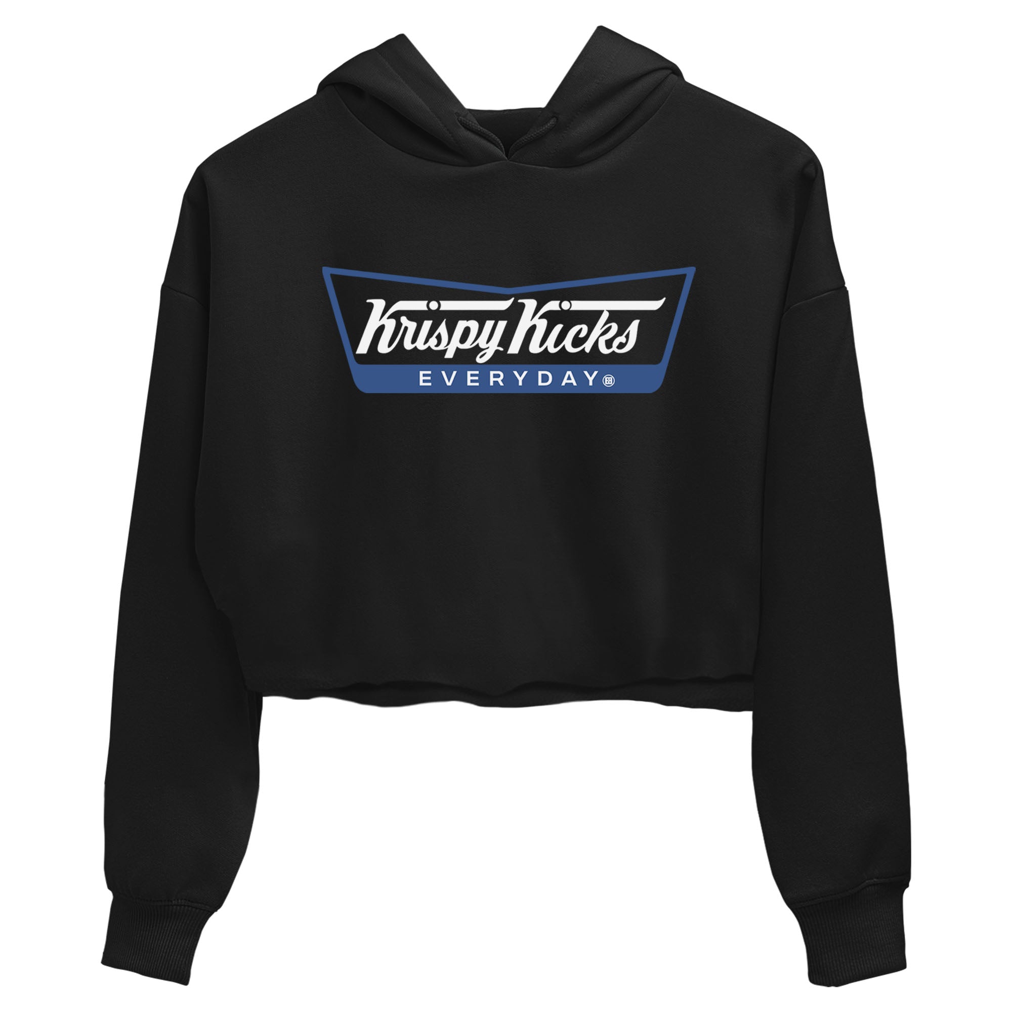 AJ11 Diffused Blue shirts to match jordans Krispy Kicks sneaker match tees Air Jordan 11 Diffused Blue SNRT Sneaker Tees streetwear brand Black 2 crop tee