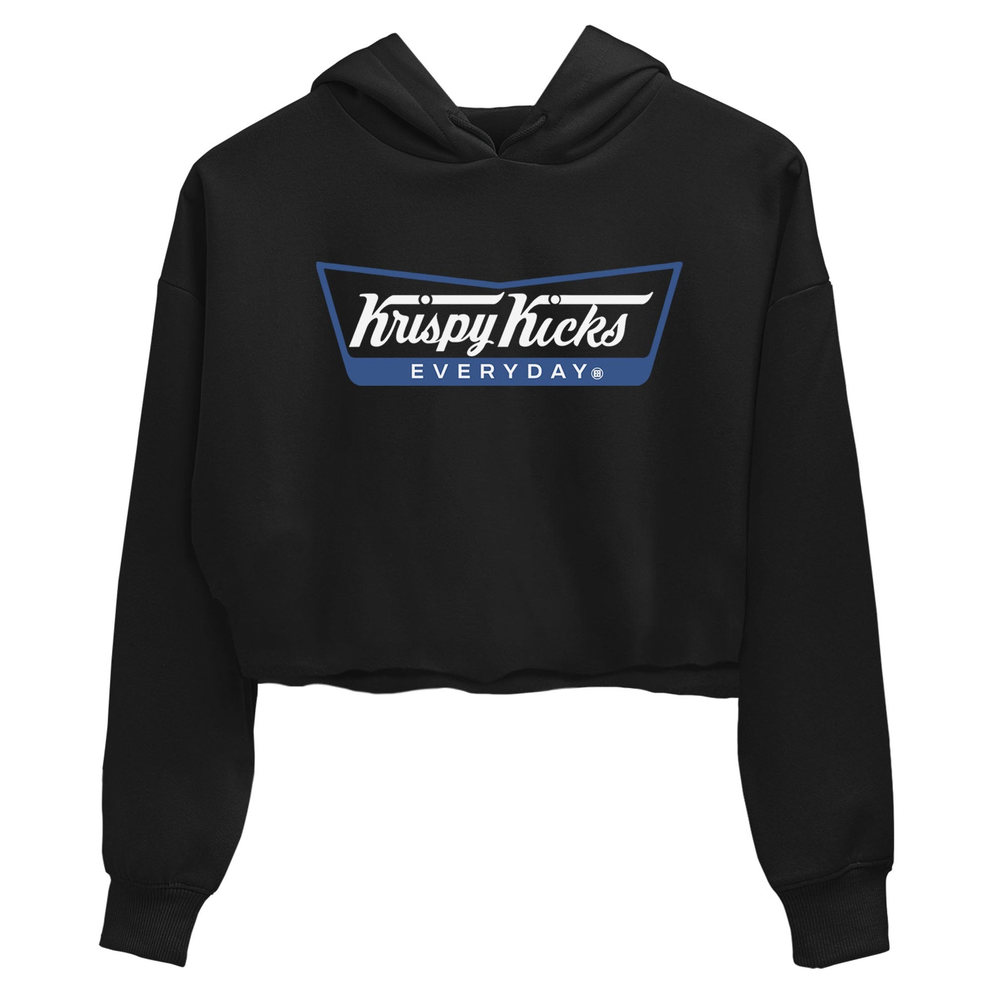 AJ11 Diffused Blue shirts to match jordans Krispy Kicks sneaker match tees Air Jordan 11 Diffused Blue SNRT Sneaker Tees streetwear brand Black 2 crop tee