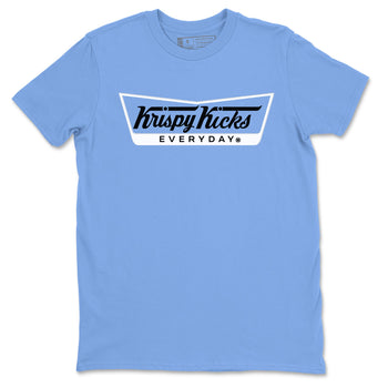 11s Legend Blue shirts to match jordans Krispy Kicks sneaker match tees Air Jordan 11 Legend Blue SNRT Sneaker Release Tees unisex cotton Carolina Blue 2 crew neck shirts
