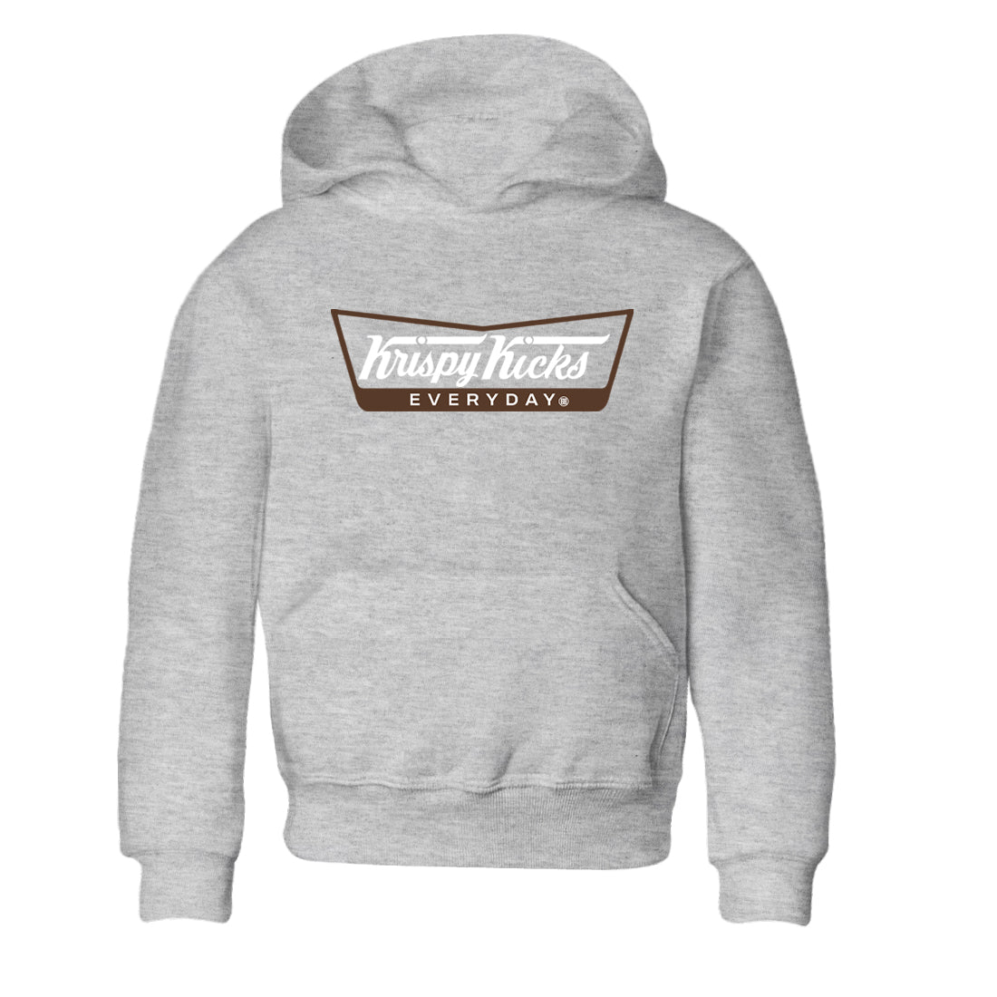 12s Baroque Brown shirts to match jordans Krispy Kicks sneaker match tees Air Jordan 12 Baroque Brown match shoes to clothes SNRT Sneaker Tees Youth Baby Heather Grey 2 tee