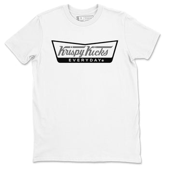 12s Black Wolf Grey shirts to match jordans Krispy Kicks sneaker match tees Air Jordan 12 Black Wolf Grey SNRT Sneaker Release Tees unisex cotton White 2 crew neck shirts