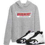 Air Jordan 14 Black Toe t shirts to match sneakers Krispy Kicks sneaker match tees 14s Black Toe sneaker match tee SNRT Sneaker Tees unisex cotton Heather Grey 1 shirts