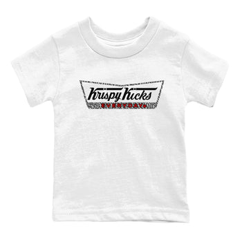 3s Black Cement shirts to match jordans Krispy Kicks sneaker match tees Air Jordan 3 Black Cement match shoes to clothes SNRT Sneaker Tees Youth Baby White 2 tee
