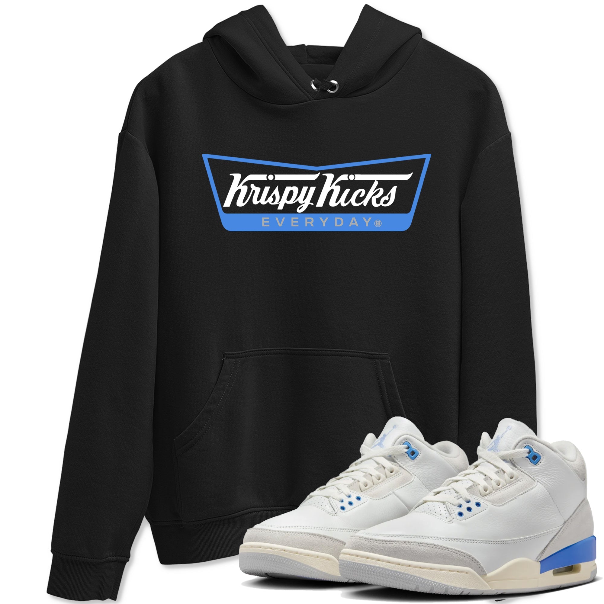Air Jordan 3 Lucky Shorts shirts to match jordans Krispy Kicks sneaker match tees Air Jordan 3 Retro Lucky Shorts match shoes to clothes SNRT Sneaker Tees unisex cotton Black 1 shirts