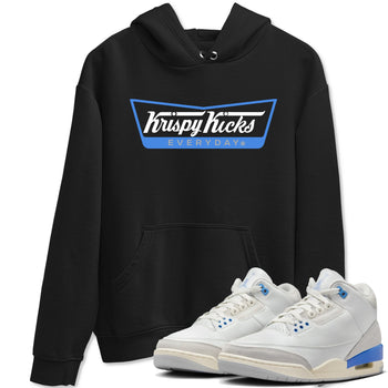 Air Jordan 3 Lucky Shorts shirts to match jordans Krispy Kicks sneaker match tees Air Jordan 3 Retro Lucky Shorts match shoes to clothes SNRT Sneaker Tees unisex cotton Black 1 shirts