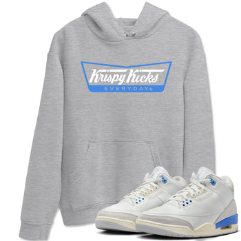 Air Jordan 3 Lucky Shorts shirts to match jordans Krispy Kicks sneaker match tees Air Jordan 3 Retro Lucky Shorts match shoes to clothes SNRT Sneaker Tees unisex cotton Heather Grey 1 shirts