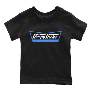 Air Jordan 3 Lucky Shorts shirts to match jordans Krispy Kicks sneaker match tees Air Jordan 3 Retro Lucky Shorts match shoes to clothes SNRT Sneaker Tees Youth Baby Black 2 tee