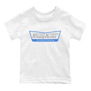 Air Jordan 3 Lucky Shorts shirts to match jordans Krispy Kicks sneaker match tees Air Jordan 3 Retro Lucky Shorts match shoes to clothes SNRT Sneaker Tees Youth Baby White 2 tee