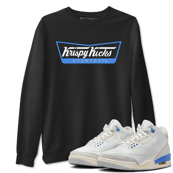 Air Jordan 3 Lucky Shorts shirts to match jordans Krispy Kicks sneaker match tees Air Jordan 3 Retro Lucky Shorts match shoes to clothes SNRT Sneaker Tees unisex cotton Black 1 shirts
