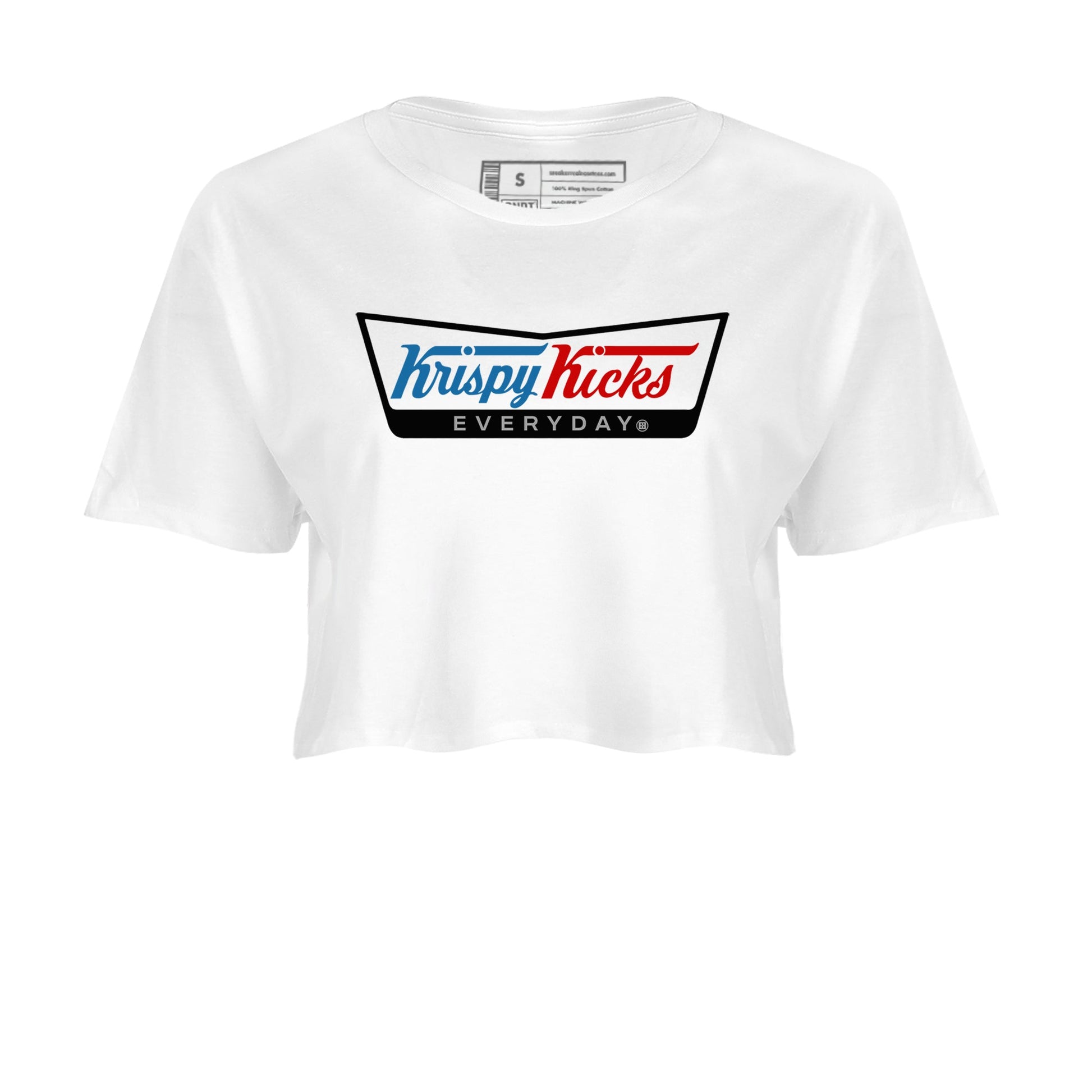 AJ3 Rare Air Graphic shirts Krispy Kicks shirts Air Jordan 3 Rare Air best t-shirts to wear with jordans SNRT Sneaker Tees unisex cotton White 2 crop tee