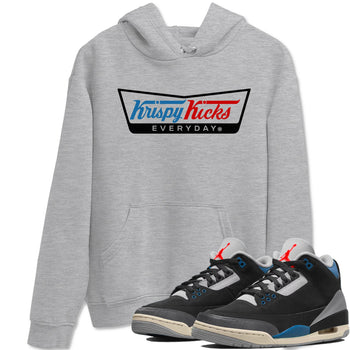 AJ3 Rare Air Graphic shirts Krispy Kicks shirts Air Jordan 3 Rare Air best t-shirts to wear with jordans SNRT Sneaker Tees unisex cotton Heather Grey 1 shirts