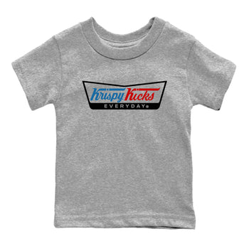 AJ3 Rare Air Graphic shirts Krispy Kicks shirts Air Jordan 3 Rare Air best t-shirts to wear with jordans SNRT Sneaker Tees Youth Baby Heather Grey 2 tee