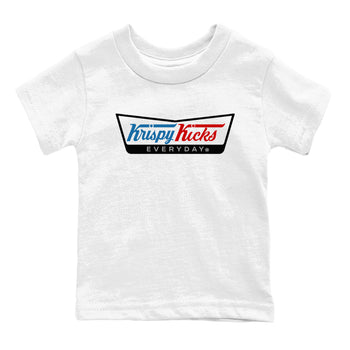 AJ3 Rare Air Graphic shirts Krispy Kicks shirts Air Jordan 3 Rare Air best t-shirts to wear with jordans SNRT Sneaker Tees Youth Baby White 2 tee