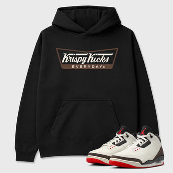 Sneakerfit Streetwear outfit, Sneaker Tees To Match Air Jordan 3 World's Best Dad – Krispy Kicks Graphic Tee Black 1