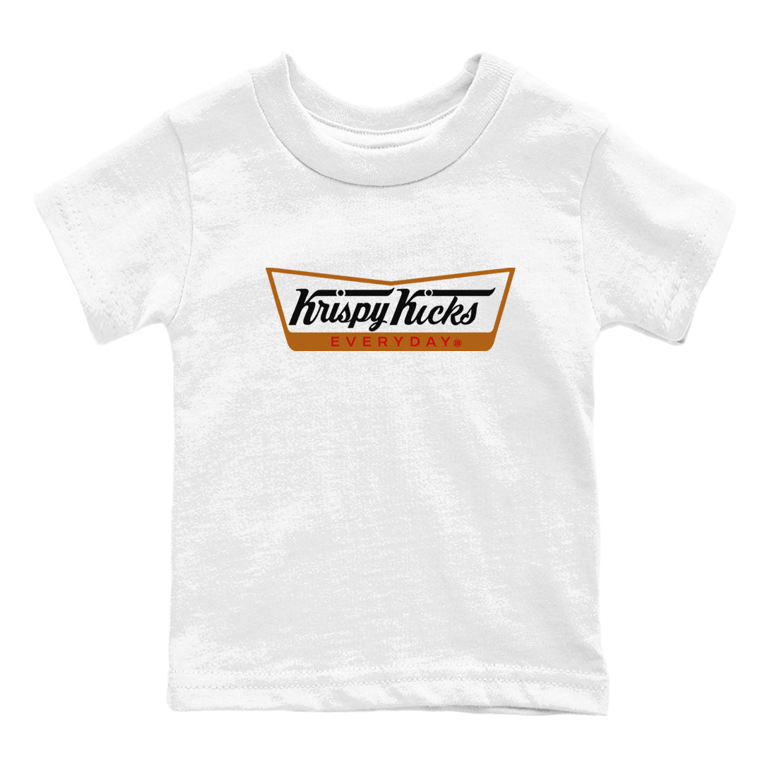5s Archaeo Brown shirts to match jordans Krispy Kicks sneaker match tees Air Jordan 5 Archaeo Brown SNRT Sneaker Release Tees Youth Baby White 2 crew neck shirts