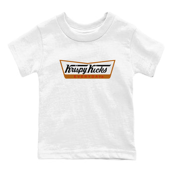 5s Archaeo Brown shirts to match jordans Krispy Kicks sneaker match tees Air Jordan 5 Archaeo Brown SNRT Sneaker Release Tees Youth Baby White 2 crew neck shirts