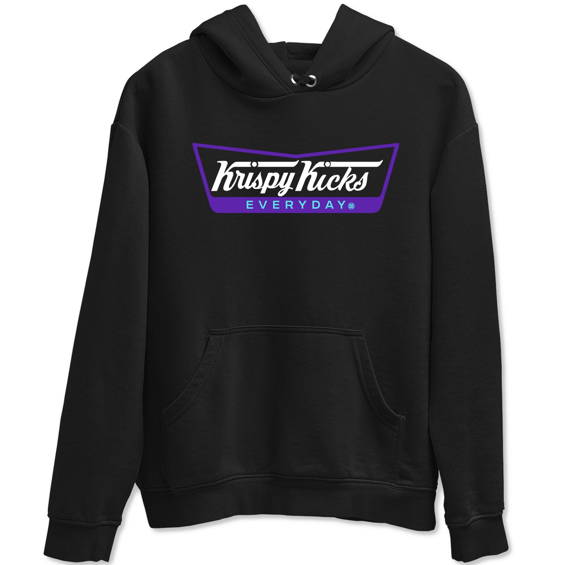Air Jordan 5 Grape Graphic shirts Krispy Kicks shirts 5 Retro Grape best t-shirts to wear with jordans SNRT Sneaker Tees unisex cotton Black 2 shirts