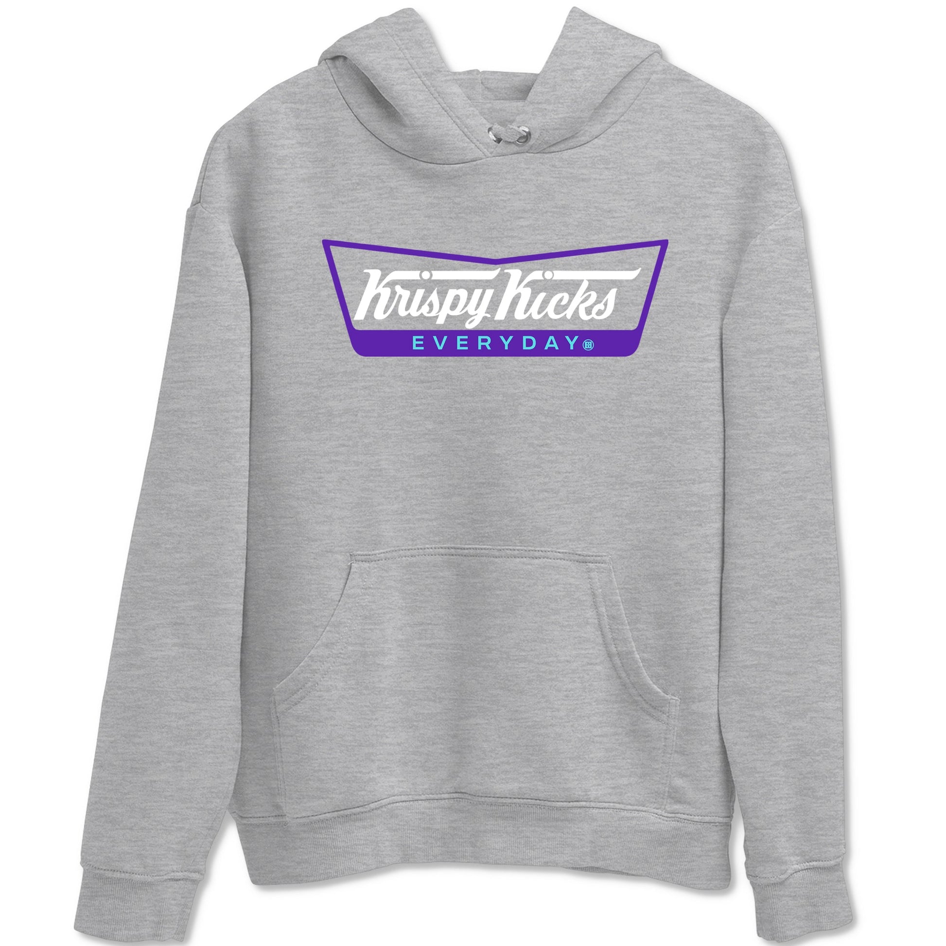 Air Jordan 5 Grape Graphic shirts Krispy Kicks shirts 5 Retro Grape best t-shirts to wear with jordans SNRT Sneaker Tees unisex cotton Heather Grey 2 shirts