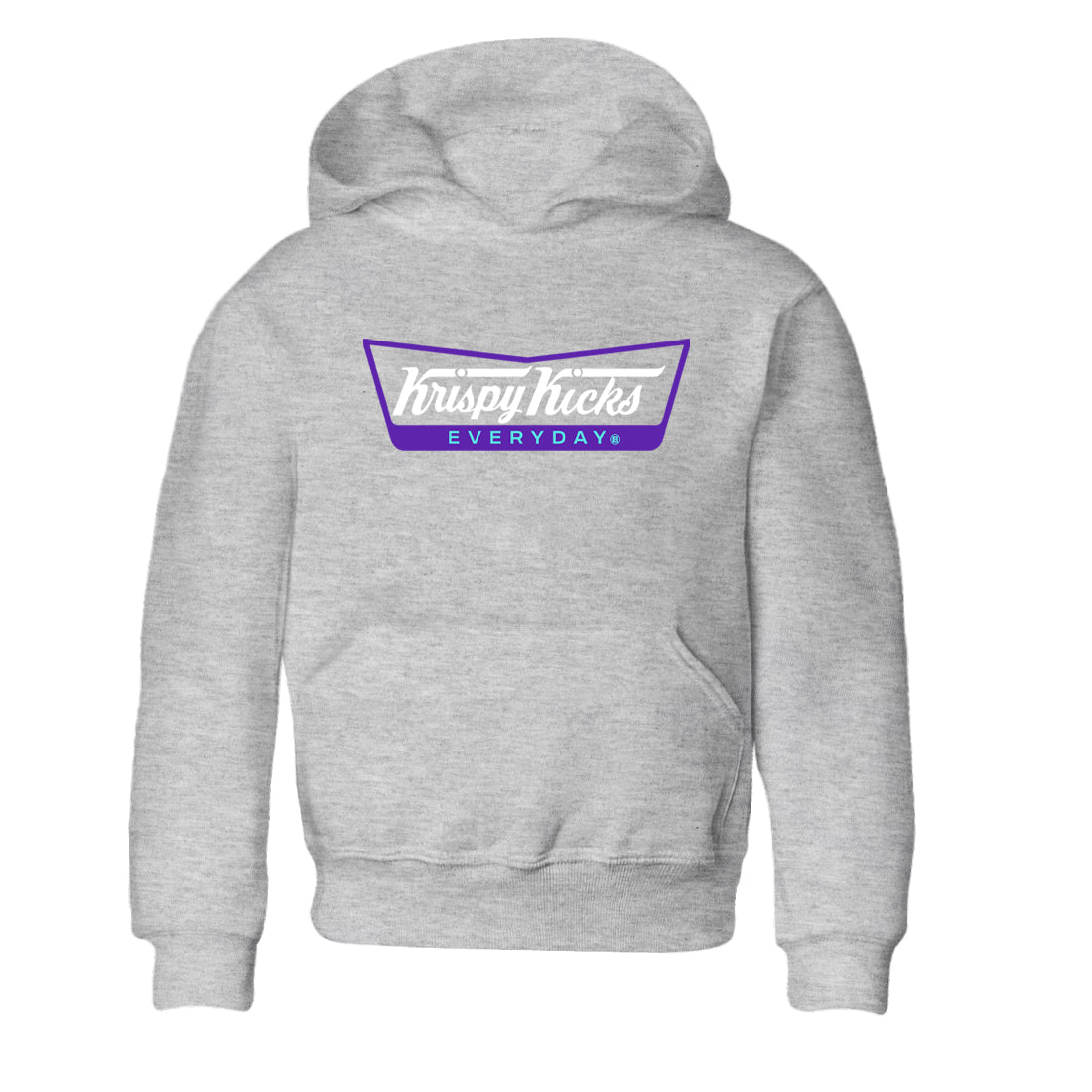 Air Jordan 5 Grape Graphic shirts Krispy Kicks shirts 5 Retro Grape best t-shirts to wear with jordans SNRT Sneaker Tees Youth Baby Heather Grey 2 tee