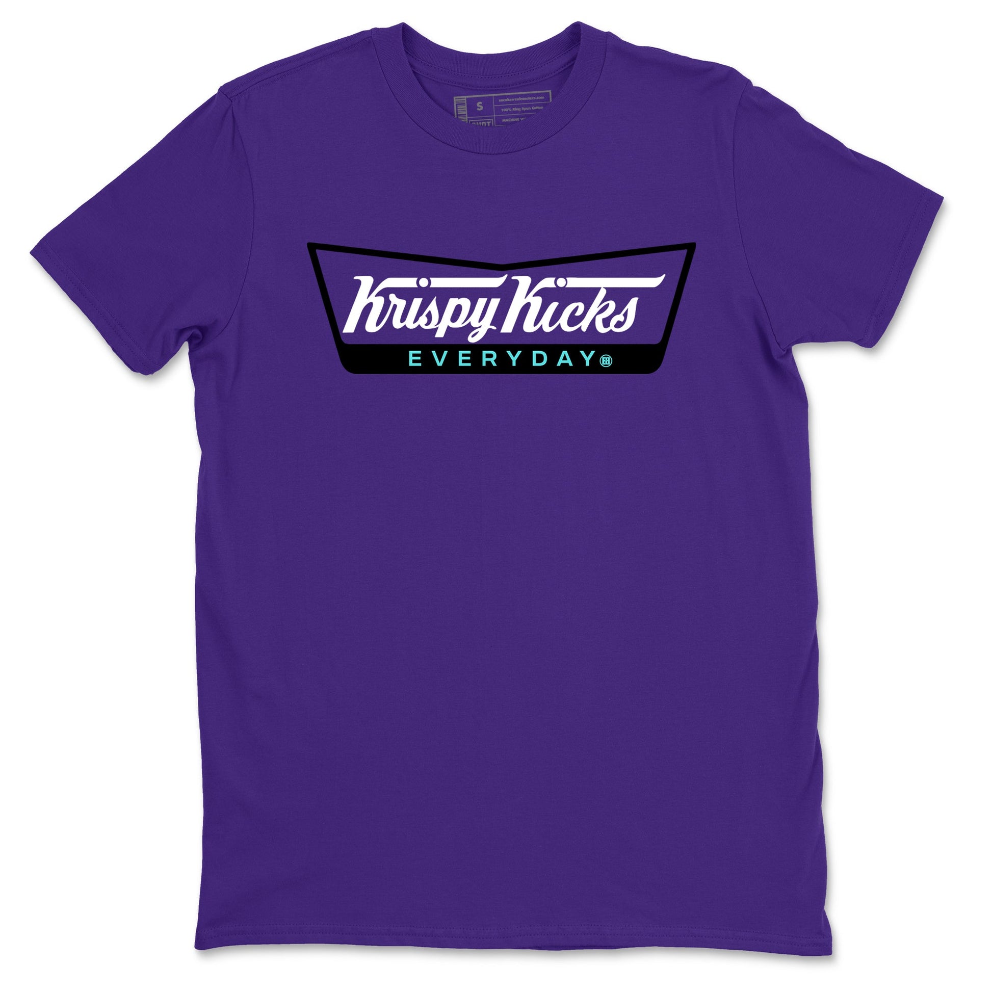Air Jordan 5 Grape Graphic shirts Krispy Kicks shirts 5 Retro Grape best t-shirts to wear with jordans SNRT Sneaker Tees unisex cotton Purple 2 shirts